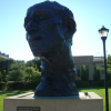 "Head of Pierre de Wissant", Auguste Rodin, exhibition at Center of Visual Arts, Stanford, CA