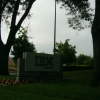 Entrance to the IBM facility on 18800 Homestead Road, Cupertino, CA