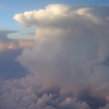 Clouds viewed from a plane