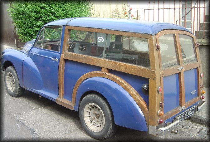 A Morris Minor 1000 Traveller Woody Wagon