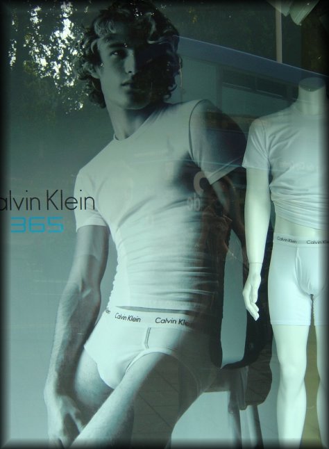 Calvin Klein photo ad. Not particularly sexy outfit but I like the photo anyway.