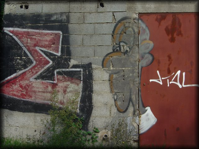 graffiti near Auribeau sur Siagne, FR