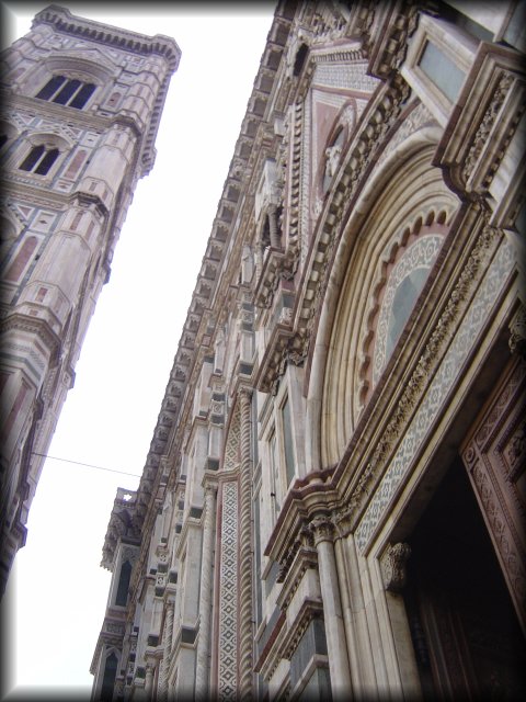 Piazza del Duomo, Firenze, il Campanile, il Duomo