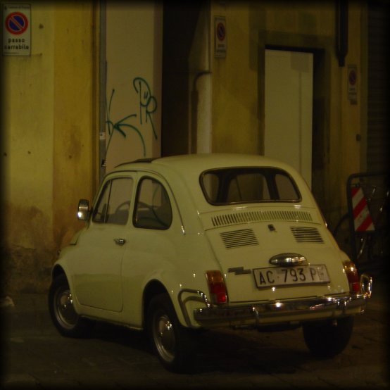 Fiat cinque cento (maybe sei cento), Firenze