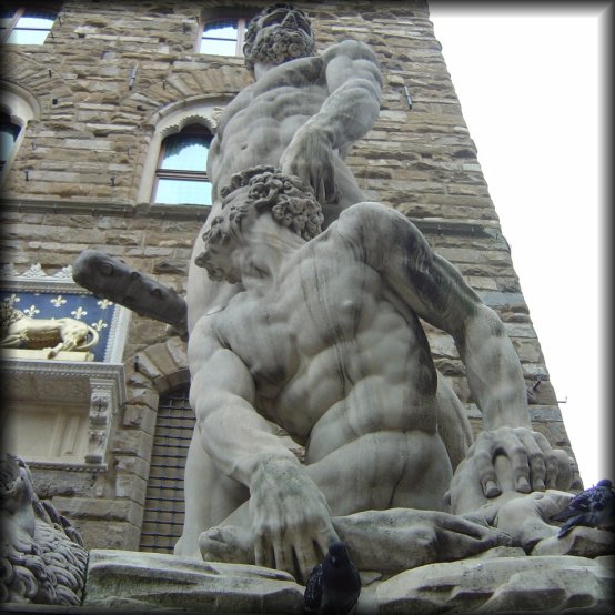 Statue in front of il Palazzo Vecchio, Firenze