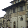 Piazza del Duomo, Firenze, frescoes on a building