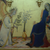 Painting of an angel visiting Mary, Galeria degli Uffizi, Firenze