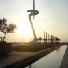The Torre de Calatrava on the Olympic Games ground