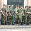 Soldiers on Plaza Mayor