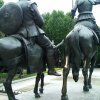 Statues of Don Quichotte y Sancho Panso