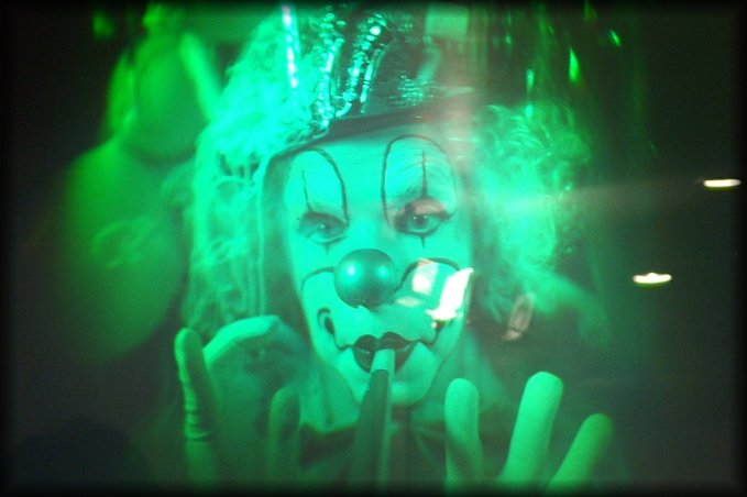 Camera Obscura. A 3-D clown. Boo!