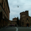 Basilica di Santo Stefano under a grey sky.