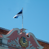 Estonian flag at Toompea Castle
