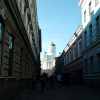 A glimpse of the Helsinki Cathedral