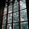 Stained glass, Eberbach Abbey, Eltville am Rhein, Germany
