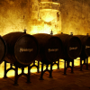 Wine is aging in barrels, Eberbach Abbey, Eltville am Rhein, Germany
