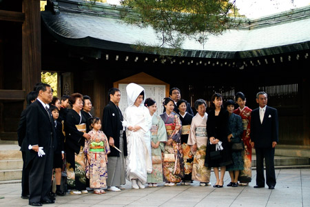 Wedding at Meiji Shrine