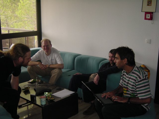 Charles, Bert, Emu and Daniel, Thierry
