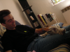 Emu on Steph's lap
