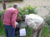 Guy, Papa et Mme Rovera au compteur