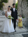 Alexandra, Nicolas et une petite fille