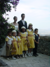 Alexandra et Nicolas et les enfants