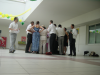 Les lascars preparent les animations