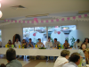La table des maries: Stephanie et son mari, Les Manas, les maries, Regis et Magali, Djilali et Sandra