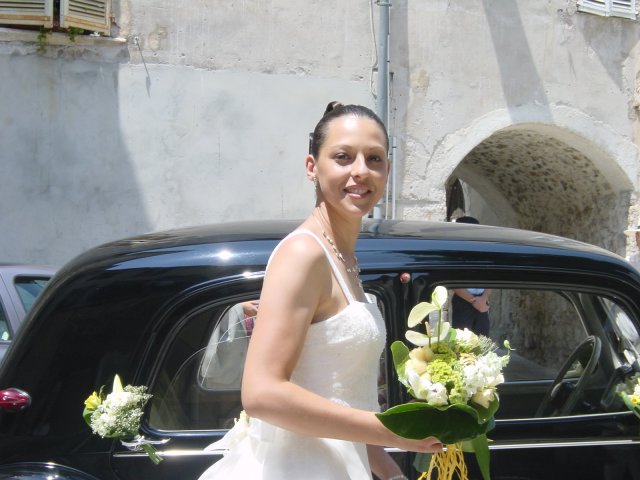Alexandra devant la traction