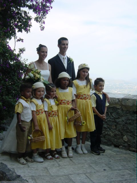 Alexandra et Nicolas et les enfants