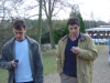 Stephane et Franck armes de leur telephone mobile
