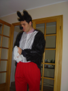 Franck se prepare a etre mickey toute la soiree