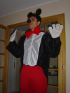Et voila! Franck tout equipe' en Mickey