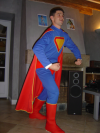 Superman pose