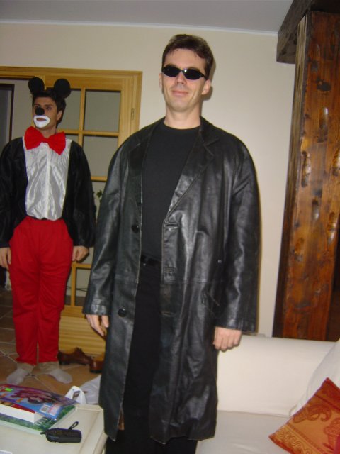 Franck-Mickey au fond et Steph-Neo devant