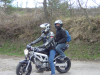 Michael et Cecile sur la moto