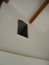 The window of the small bedroom (view from the living room)