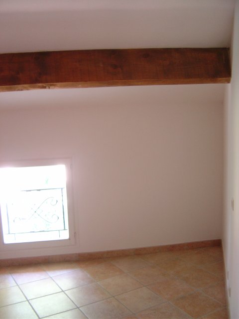 Master bedroom with very low window