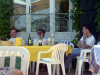 Yves, Maxf, Steph in the shade