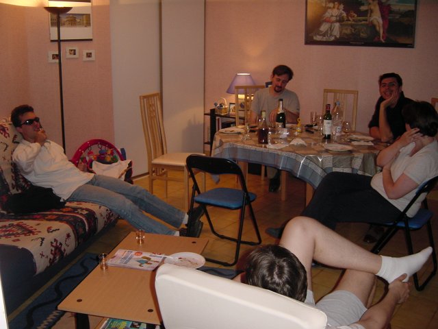 Steph, Canard, Neurone, Fredo et Bi