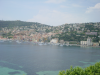 View from the train on sailing ships