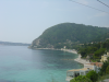 View from the train on a bay