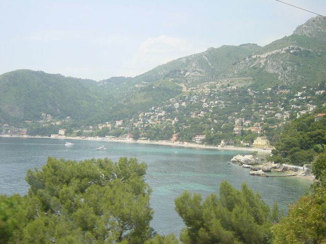 View from the train on a bay