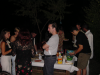 Carine, Leila, Sophie, Claude, Christophe, Karl, Cedric, Steph, Ad, au buffet
