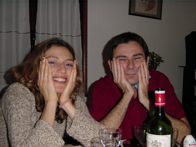 Coeurette et Fla font des grimaces
