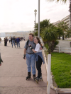 Yves et Carine a roulettes
