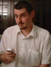 Xavier fait une chouette grimace