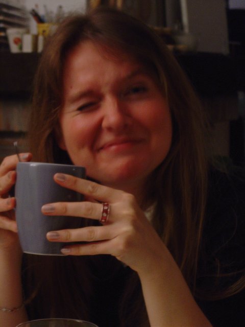 Guylaine aussi se met a grimacer!