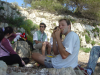 Krobbe, Olivier, Nico goinfrant son douiche