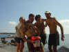 Olivier, Nico, Guillaume et Marc font les pitres